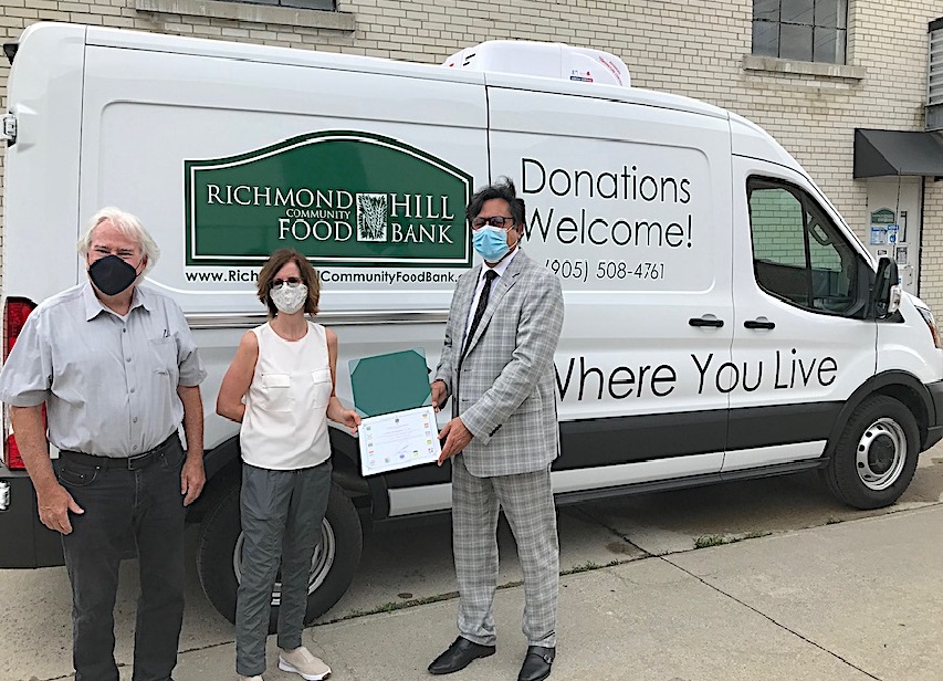 The Richmond Hill Community Food Bank has acquired a new refrigerated